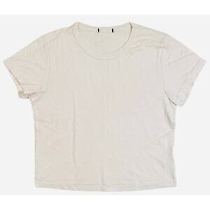 Buck Mason Women's Pima Supima Cotton Boxy Crewneck Made in USA Tee T-Shirt